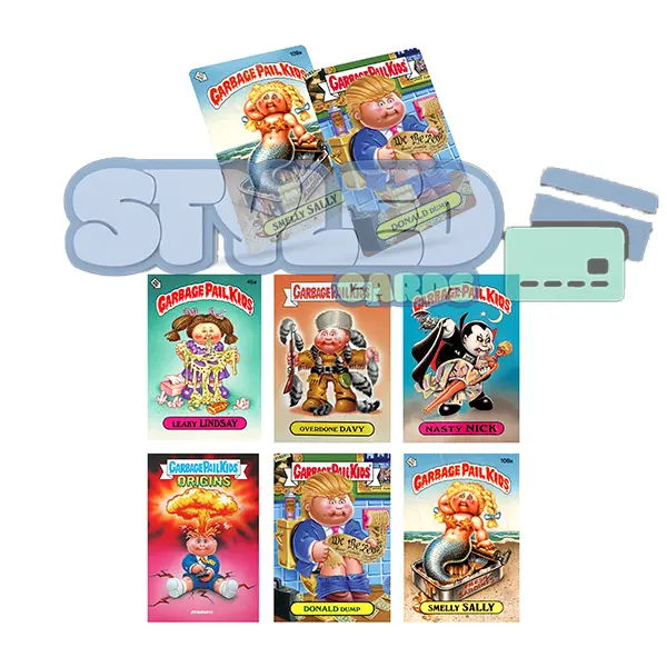 funny garbage pail kids rectangle vinyl sticker funny garbage pail kids rectangle vinyl sticker
