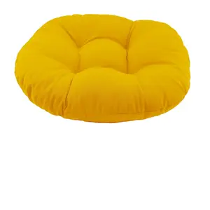18 inch Round Solid Twill Footstool Cushion  93301-18IN-TW-SS
