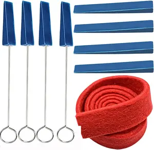 Piano Tuning Mute Kit Wool Felt Mutes Temperament strip Rubber Mutes Set