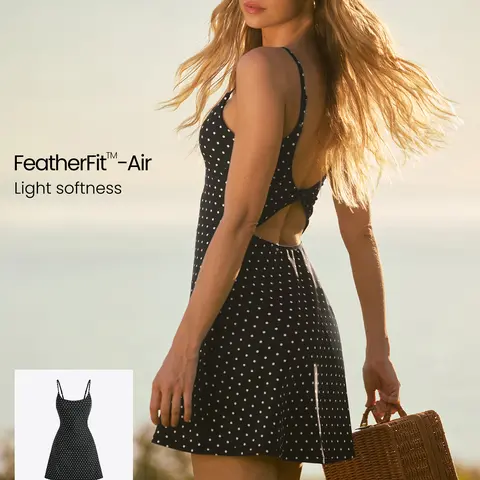 GLOWMODE FeatherFit Polka Dot Collection Buy Separately With Dress/ Bra/Shorts/ Mini Skirt Summer Outfit