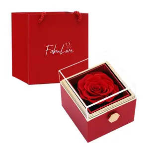 Rotating Eternal Rose Gift Box FabuLove