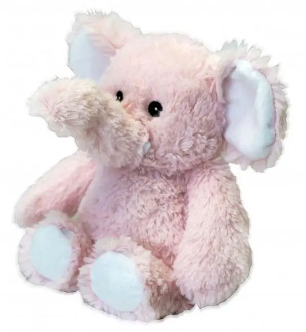 PINK ELEPHANT WARMIES Cozy Plush Heatable Lavender Scented Stuffed Animal
