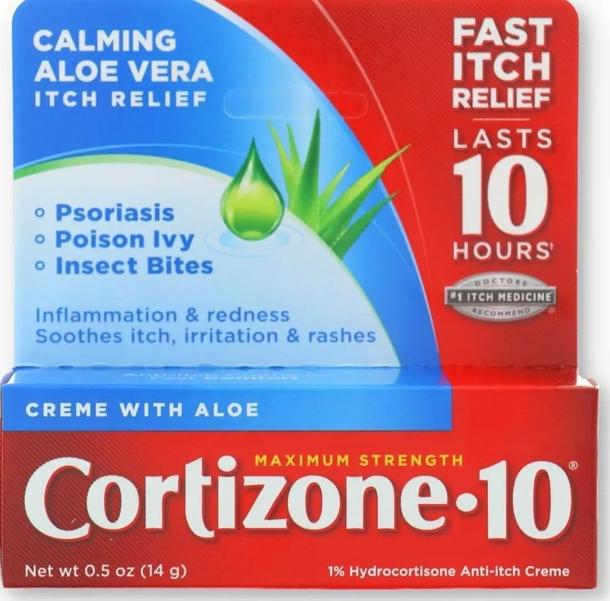 Cortizone 10 Cream .5 Oz, Black