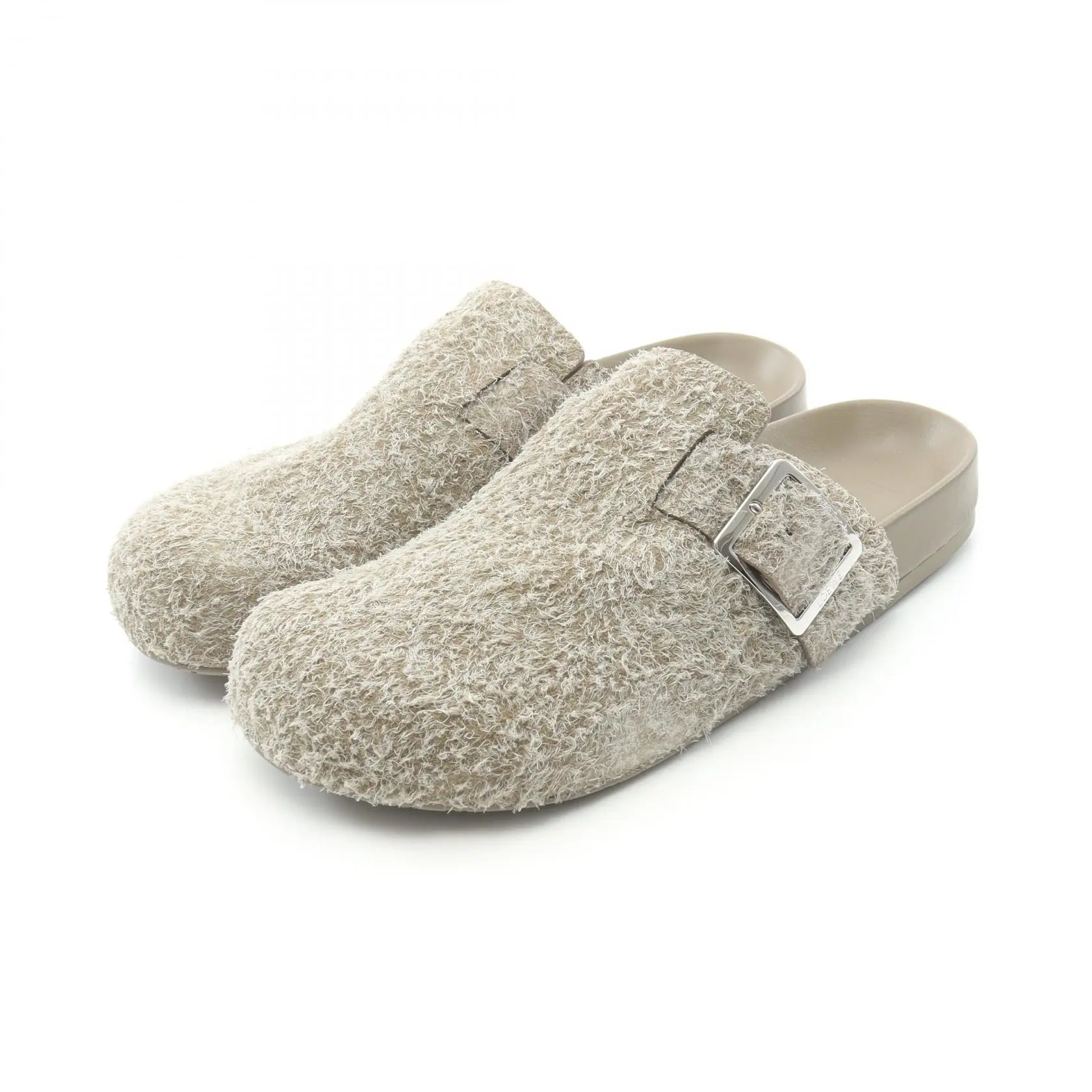 Pre-owned Loewe Suede Small Leather Goods Ease Brushed Sandals