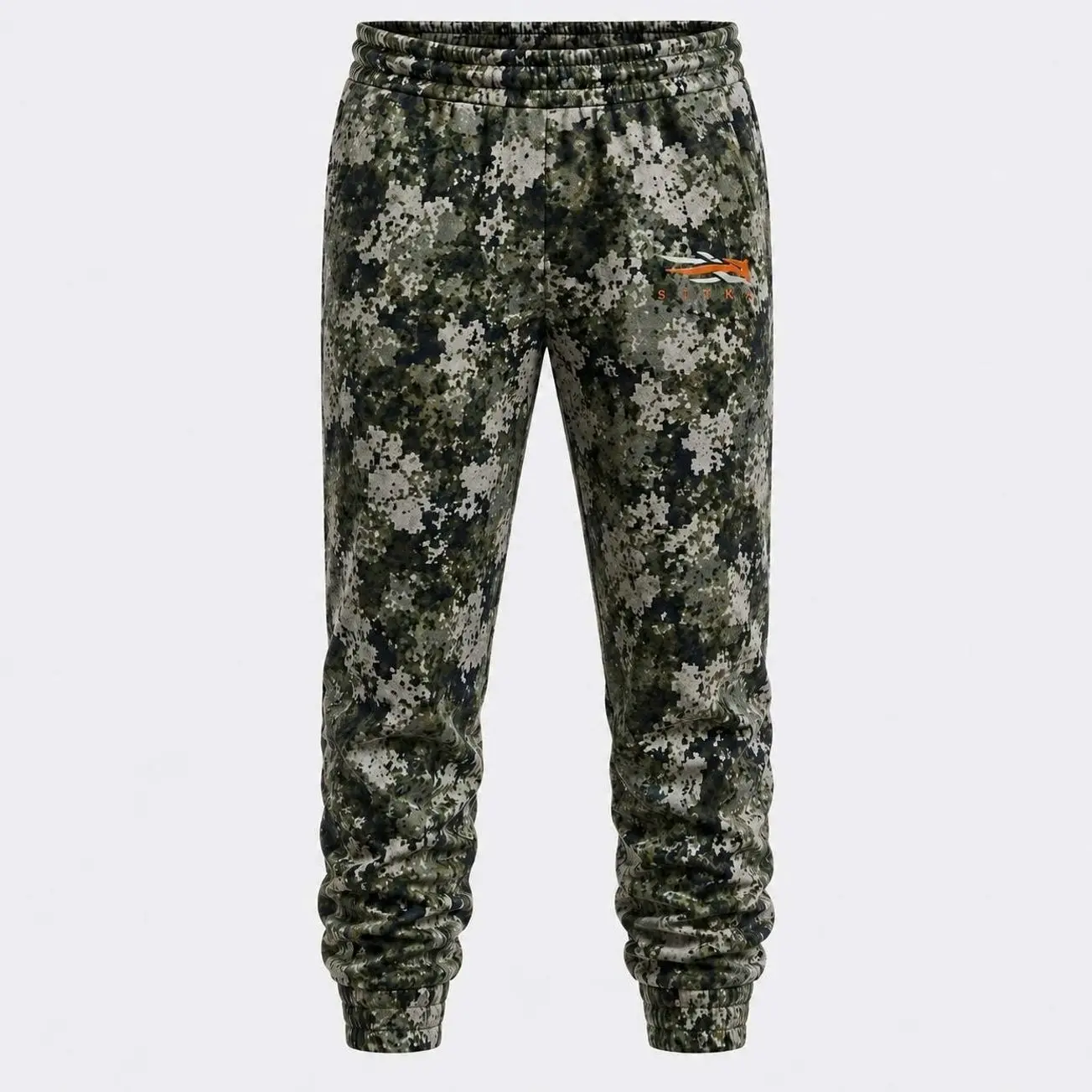 SITKA Men’s Camo Jogger Pants – Hunting Outdoor Performance Sweatpants with Elastic Cuffs