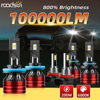 6pcs high beam+low beam+fog