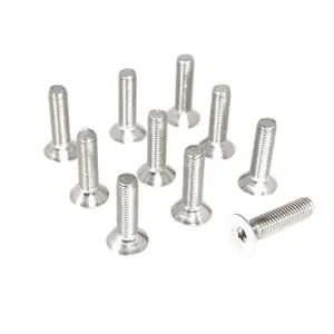 ZSPEC M6-1.0x30mm Flat-Head FHSC Fasteners, Stainless, 10-Pack