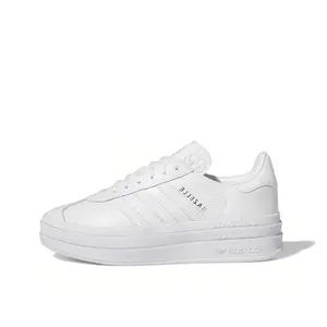 Adidas Gazelle Bold Triple White Women’s Perfect Daily Casual Comfort Fashion Footwear Walking Sneakers Shoe Girl