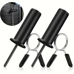 Gym Pin with Spring Clip Collar, Weight Stack Pin, Weight Stack Extender Pin, Zinc Alloy, for Commercial Gym and Home Gym, with Number of Products Greater Than 1, for Strength Trainin