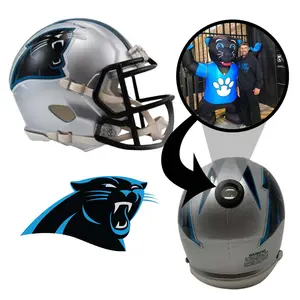 Carolina Panthers NFL Mini Helmet - Picture Inside