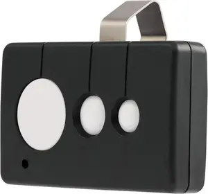 WCR1 Gate Opener Remote Control, 433.92 MHz Gate Clicker with 100' Range Visor Clip, 3 in 1  Universal Gate Remote  Key for  Swing & Sliding Gate Opener Garage Opener