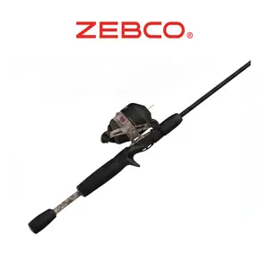 Zebco Lady Camo Spincast Reel and 5’6” Fishing Pole Combo, Ambidextrous Handed, QuickSet Anti-Reverse