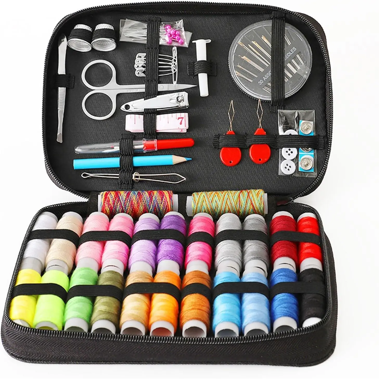 Sewing Kit for Adults Travelers or Beginners, Portable Sewing Supplies with , Threads  Repair Essentials for Home Travel Family  for Moms Grandmas and DIY Enthusiasts