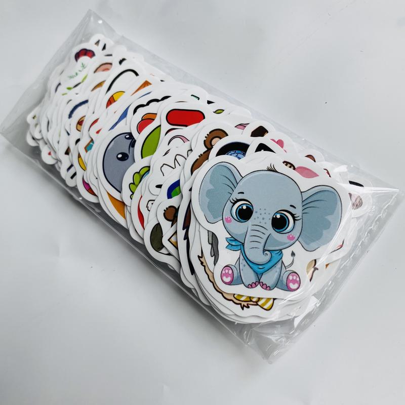 A Gift Box Set of 1000 Cute Animal Stickers for Kids, Perfect for Back to School, Christmas, and Bithday Parties, Motivational Reward Stickers for Kids Classroom, Aesthetic stickers for Scrapbooking