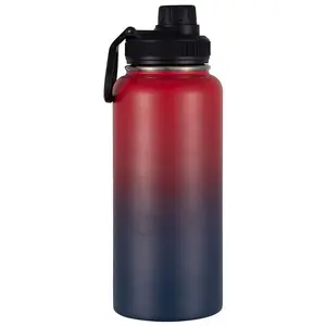 32oz Stainless Steel Insulated Water Bottle, Leakproof Vacuum Flask for Car Outdoor Office Use, Durable & Portable Design