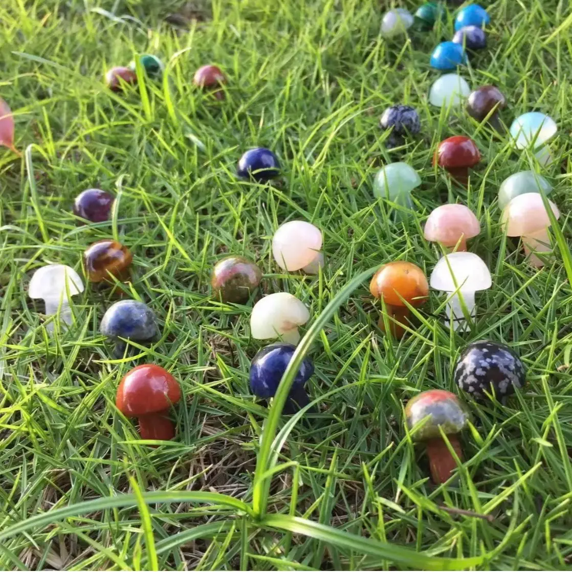Crystal Mushrooms (Pack of 2) | Intuitive Crystals |
