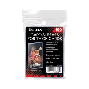 130PT Thick Card Sleeves for Standard Size Cards
