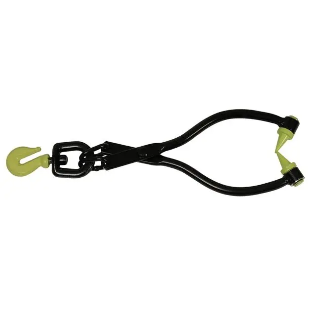 Timber Tuff Skidding Tongs, Heavy-Duty HD Steel with 20-Inch Opening, 360-Degree No-Slip Grip and Swivel Hook for Skidding Logs up to 20 inches, 20" Opening