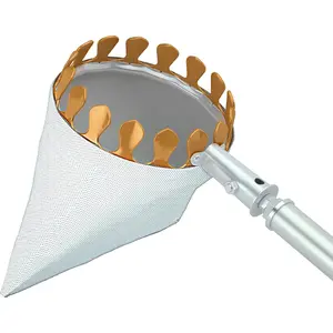 Fruit Picker Tool with 6-Part Extension Pole and Cloth Bag for Gentle Fruit Catching 8FT