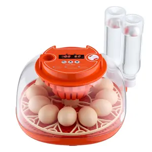 12 Egg Incubator, Automatic Egg Turner with LED Candler, Temperature & Humidity Control, 360 °   View Clear Window, Poultry Eggs Incubator for Home Farm, Hatching Chicks Ducks Goose Quail