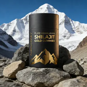 Shilajit Gummies | Enriched with Ashwagandha, Tribulus Terrestris, and Various Herbal Ingredients | No Added Sugar | 60-Count Pack