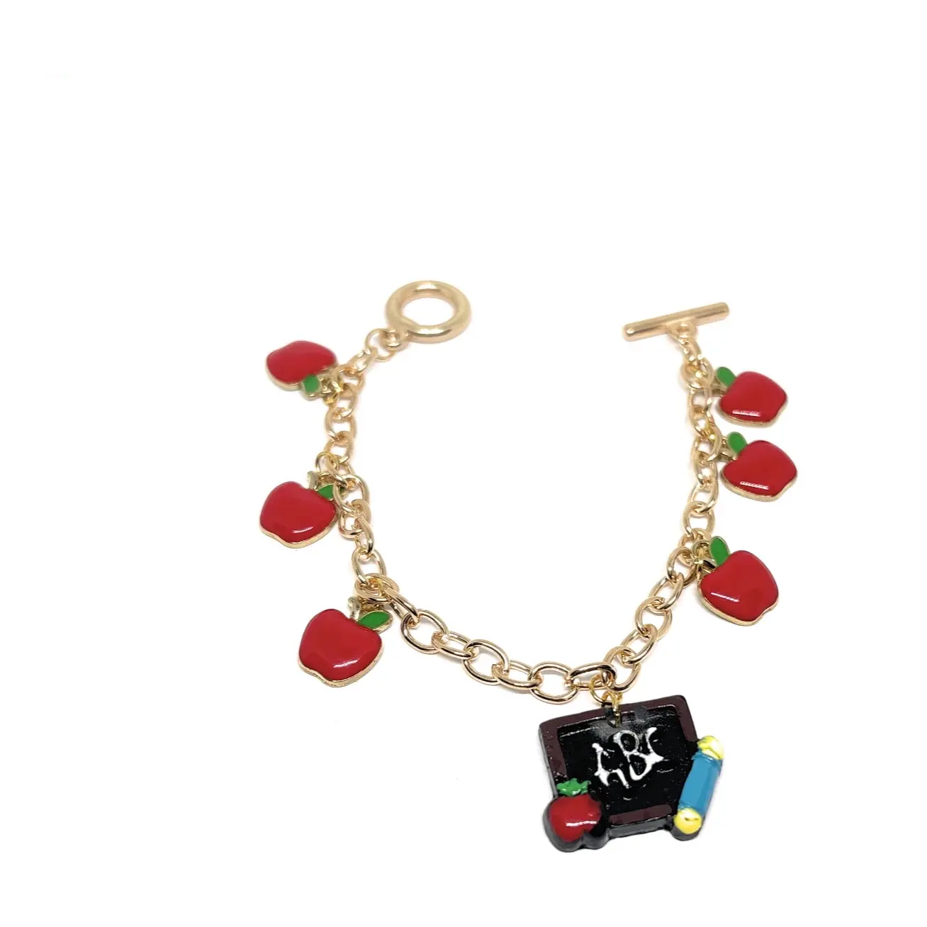 Teacher's Charm Bracelet - Perfect Accessory for Teachers