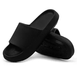 JENN ARDOR Adult Mellow Slides Recovery Sandals Home Slipper Shower Sandals EVA Seven Colors to Choose From Comfortable White Unisex Indoor & Outdoor Wear for Women and Men Flipflop Footwear