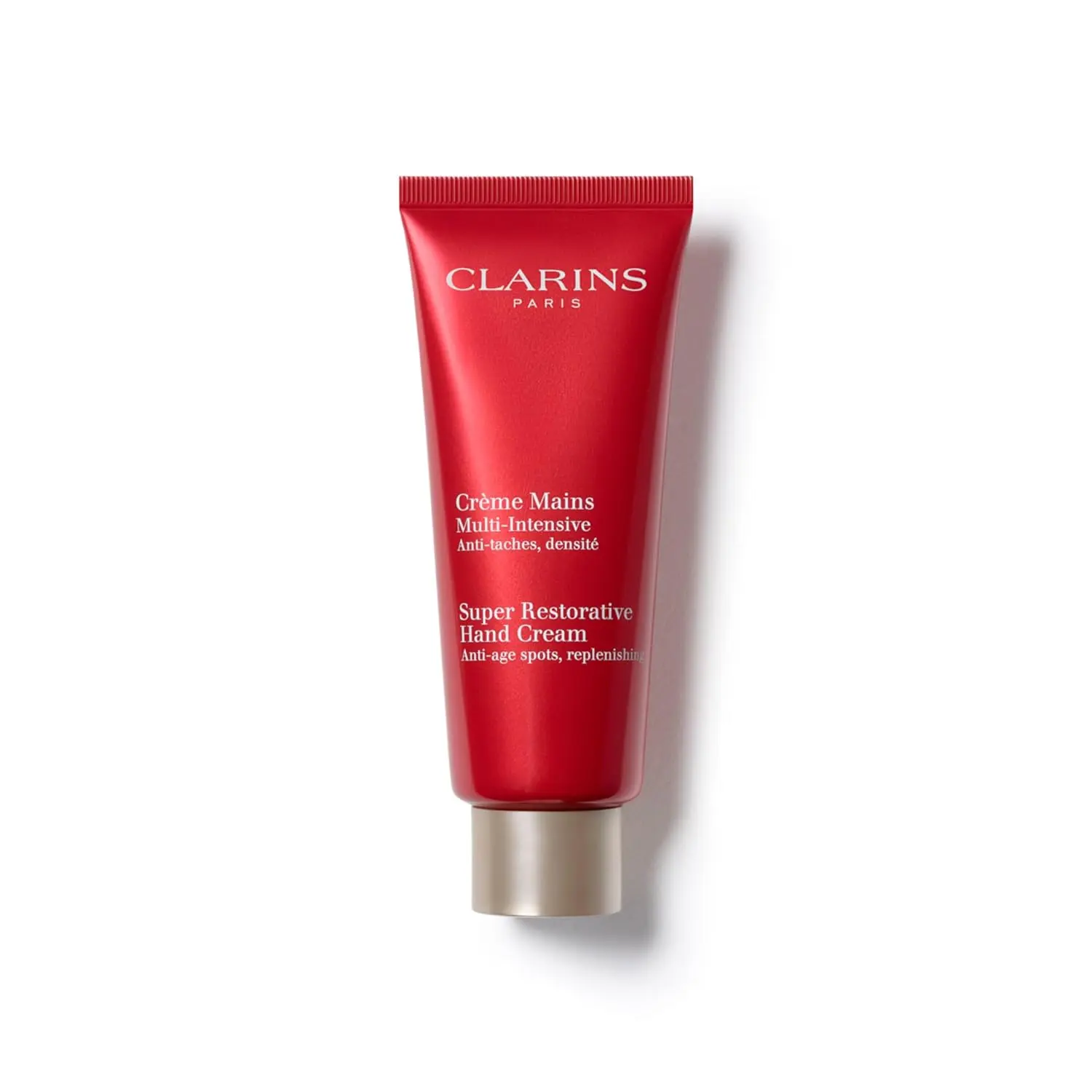 Clarins Super Restorative Hand Cream |   Anti-Aging |   Targets Dark Spots and Wrinkles |   Promotes Youthful-Looking Hands Immediately and Over Time |   Shea and Mango Butters Nourish, Soften and Smoothe
