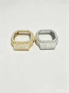 8140 Bling Fringe Design Watch Frame Case Hip Hop Rap Trendy Protective Cover summerwins