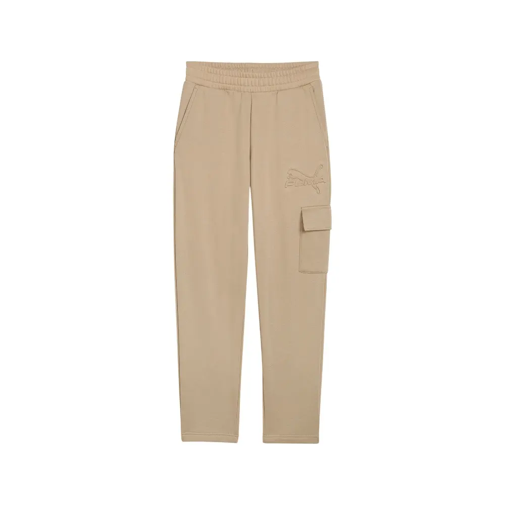 PUMA Mens Essentials Embossed Cargo Pants Casual - Beige