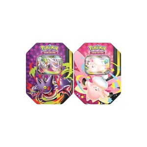 Pokemon English Mega Moonlit Mega Clefable ex & Mega Gengar ex Tin LIVE OPENING