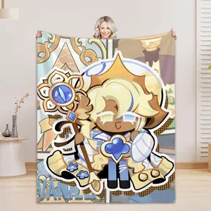 Game C-Cookie R-Run Kingdom Printed blanket Flannel Warm blankets  comfortable blanket bed linings cubre cama Birthday Gift