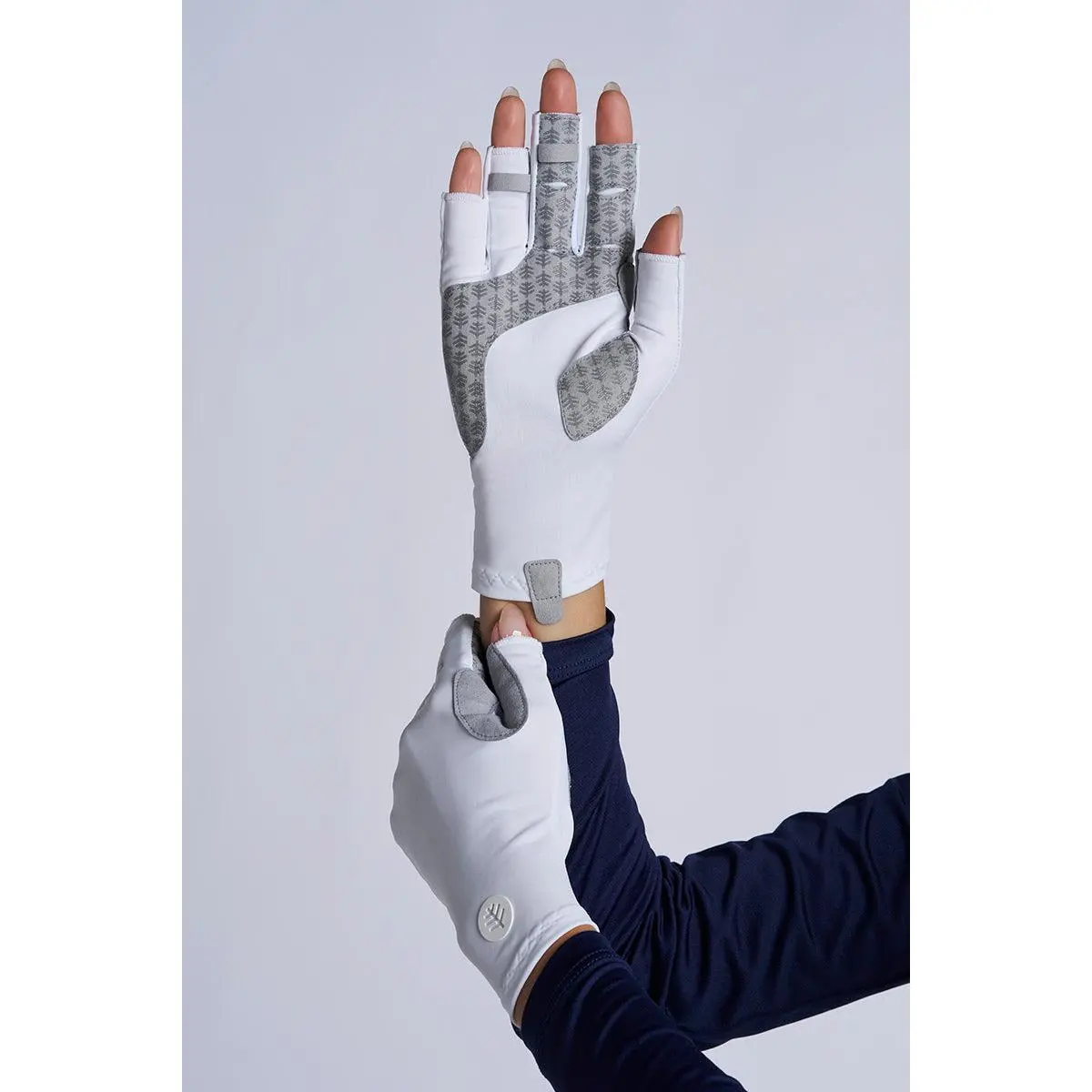 MaxShield | Unisex Multi-Sport Fingerless Gloves | White