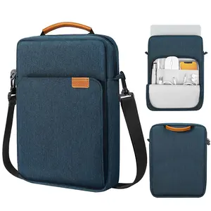 Men's Handheld Casual Laptop Bag Fashion Oxford Cloth Shoulder Bag Crossbody Bag Vertical Briefcase Notebook Bag, Traveling Bag