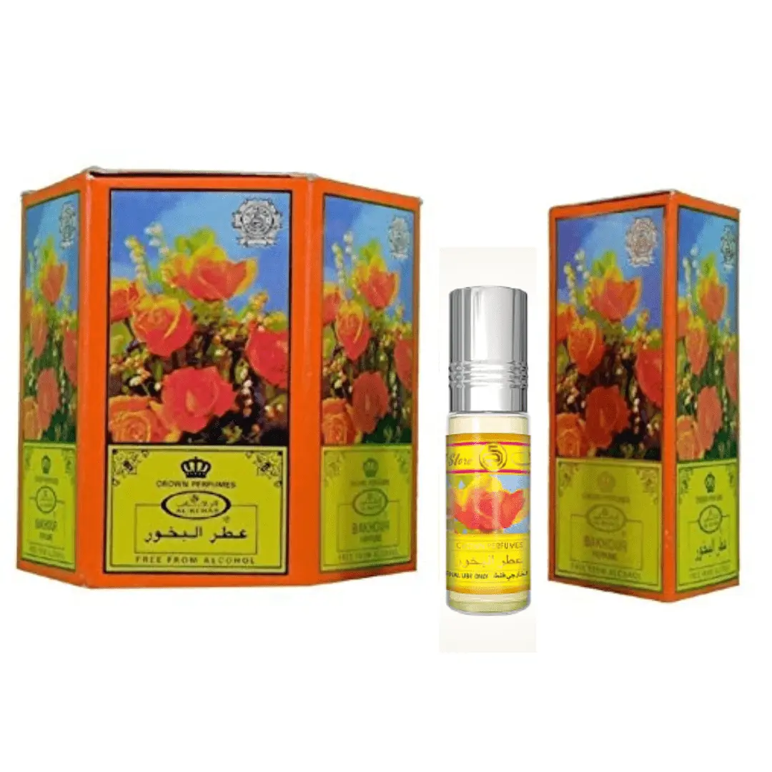 Bakhour -6ml (.2oz) Roll-on Perfume Oil by Al-Rehab (Box of 6)