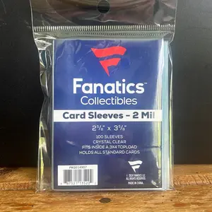 Fanatics Card sleeves 2mil 100ct