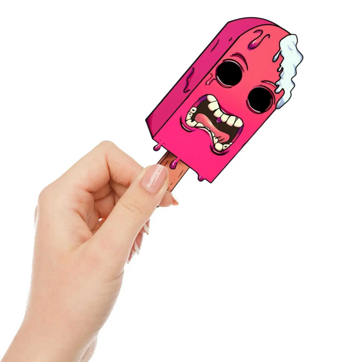 Horror Popsicle Vinyl Decals: Spooky Fun Stickers for Laptop, Water Bottle