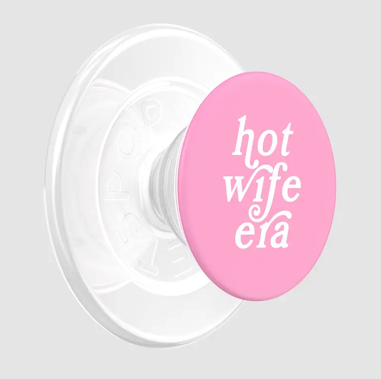 PopSockets MagSafe PopGrip Mobile Accessory - Hot Wife Era Design, Compact Magnetic Closure Grip Handle, Space-Saving Phone Holder & Stand