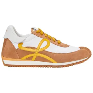 Loewe Leather Low-Top Lace-Up Sneakers for Men in Tan Trending Shoes, House White Official Shoes to Get / Maison Mihara Verifiable, with credentials and supporting global authentication, Footwear, Trainer