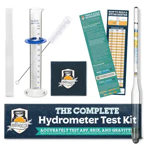 Complete Hydrometer Test Kit with Glass Test Jar
