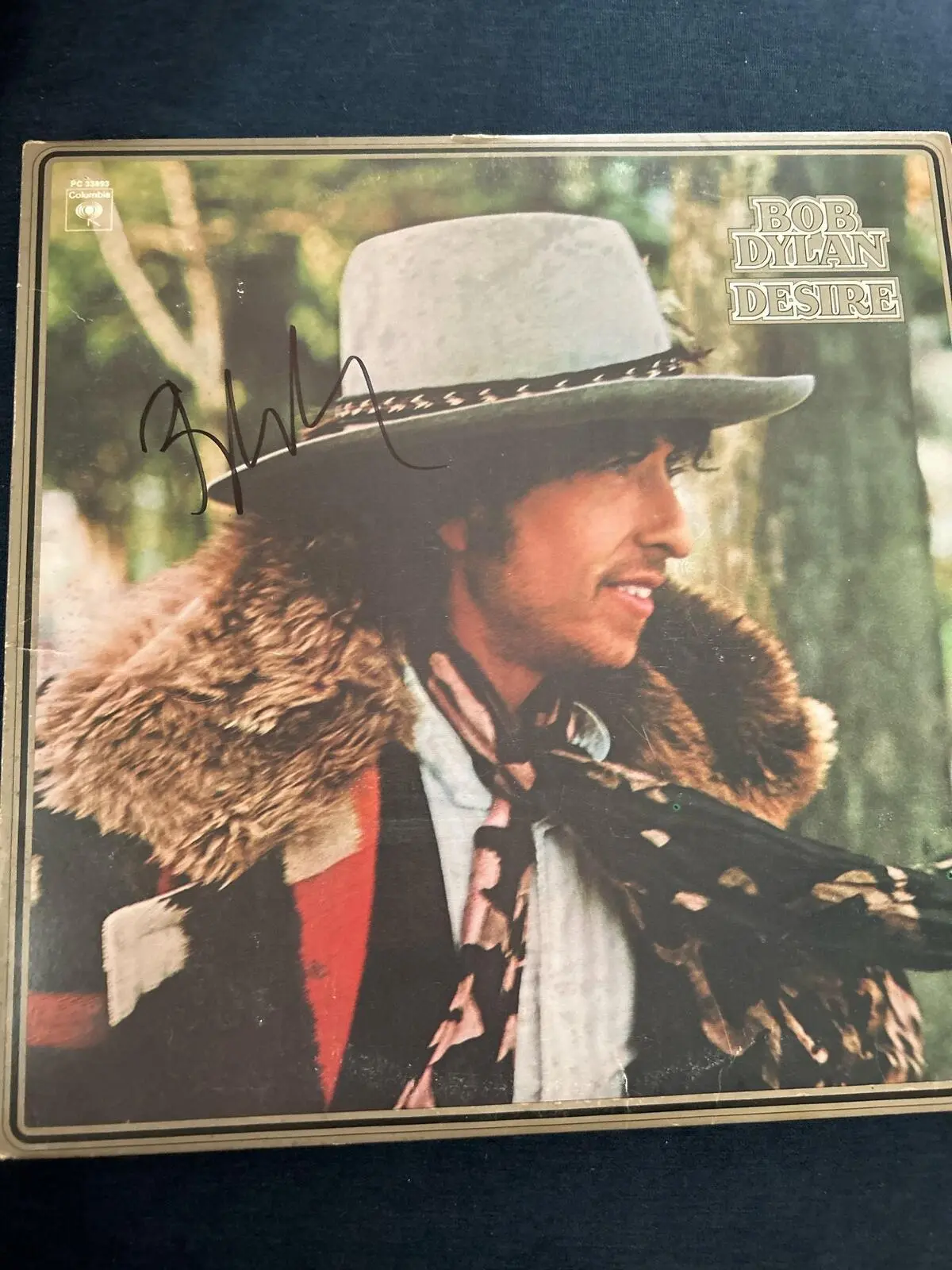 Bob Dylan Autographed Desire Vinyl LP Record Album - Collectibles with Certificate of Authenticity (COA), Autograph