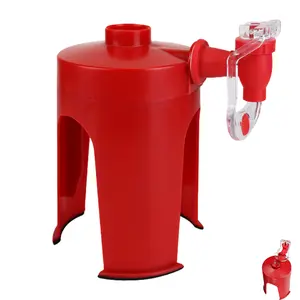 Soda Beverage Dispenser, Upside-Down Drink Tap for Large Bottles, No-Spill Portable Water/Cola Dispenser for Home & Parties