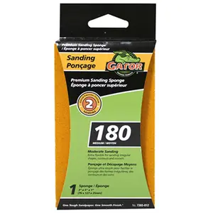 212 MAIN Premium 180 Grit Large Size Sanding Sponge, 3x5x1 in. Reptile & Amphibian Cleaning Tool for Pet Supplies Maintenance