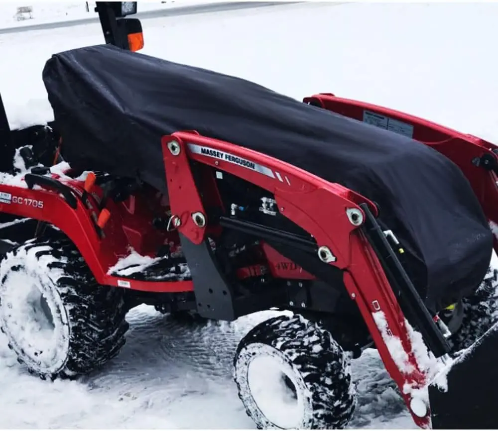 600D Tractor Cover Compatible with Kubota, John Deere,Mahindra, Bobcat,Compact Tractor Cover Waterproof Heavy Duty