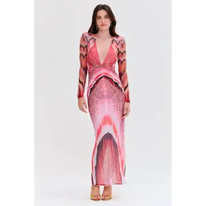 PAPILLON TULLE LONG DRESS