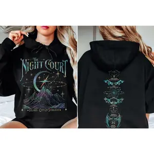 Velaris The Night Court Acotar 2 Side Sweatshirt Hoodie, Velaris The Night Court, Court Of Dreams Shirt, Inner Circle Acotar Tee