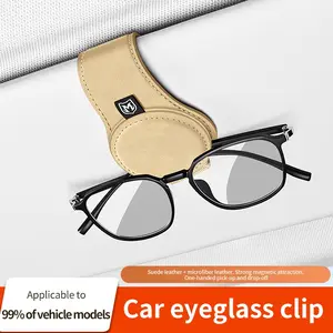 Universal Car Sun Visor Glasses Clip, Multi-Functional Sunglasses Holder, Card Organizer and Car Storage Organizer, Essential Auto Interior Accessory, Car Accessories