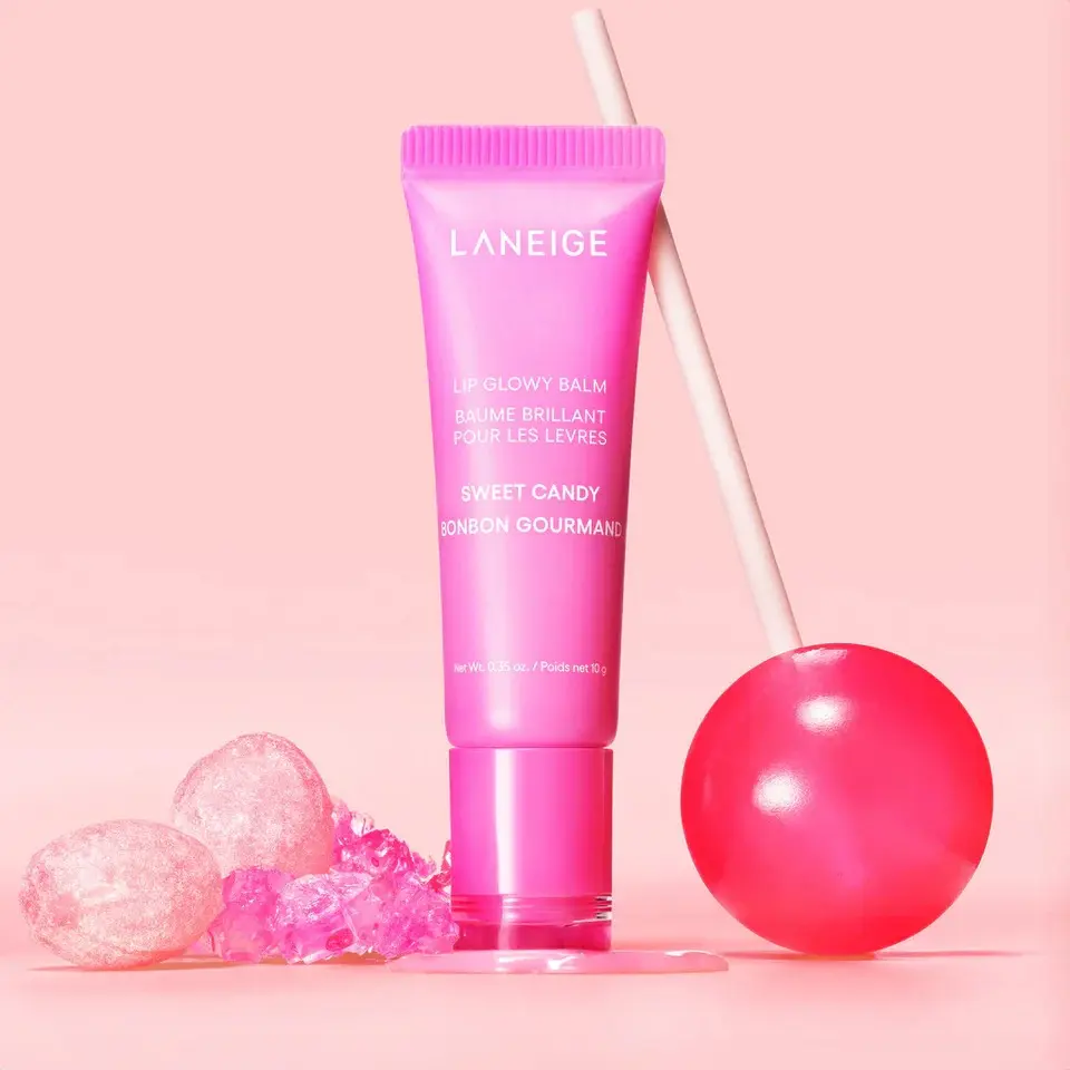 LANEIGE Glowy Lip Balm, Sweet Candy 0.35 oz