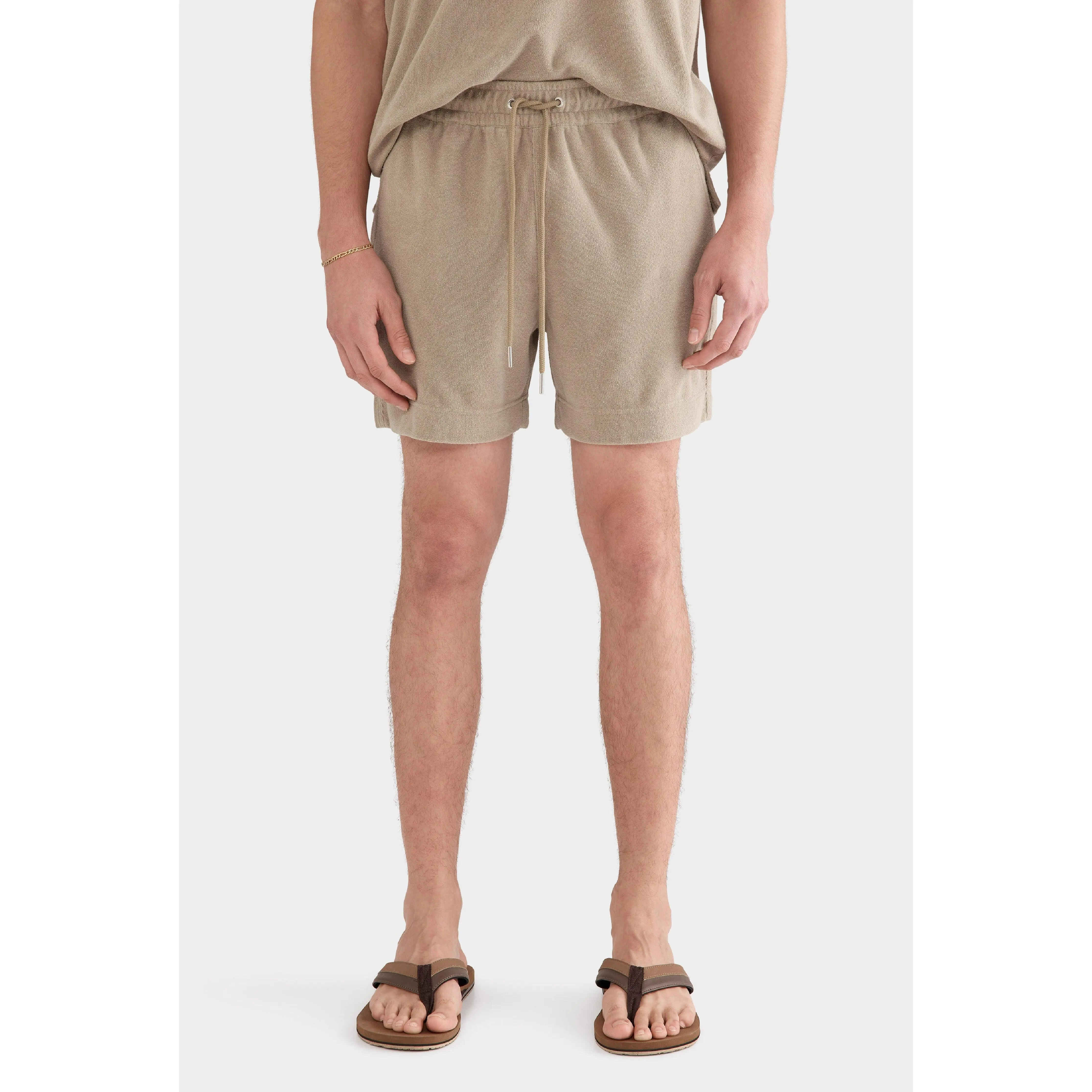 Terry Towel Lounge Short - Sage