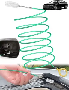 Upgraded Auto Sunroof Drain Cleaning Tool, 120 Inch Long Flexible Drain Brush Pipe Cleaners for Car, Slim Drain Dredging Tool Tube Cleaning Brush Perfect for Car Sunroof, Windshield Wiper Drain Hole